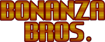 Bonanza Bros logo for Sega Master System